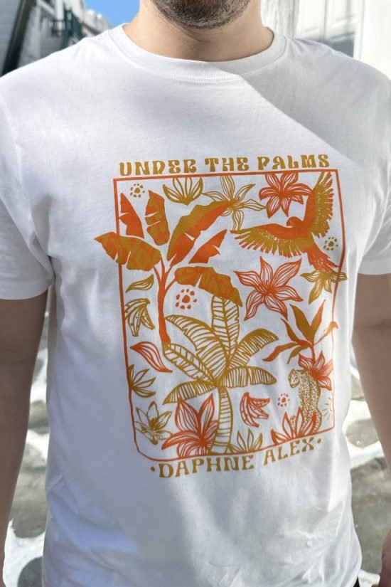 Under the palms Unisex t-shirt / White