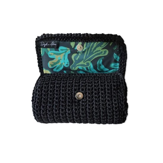 Crochet Barrel bag - Forest