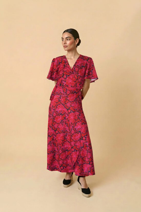 Amelie wrap dress