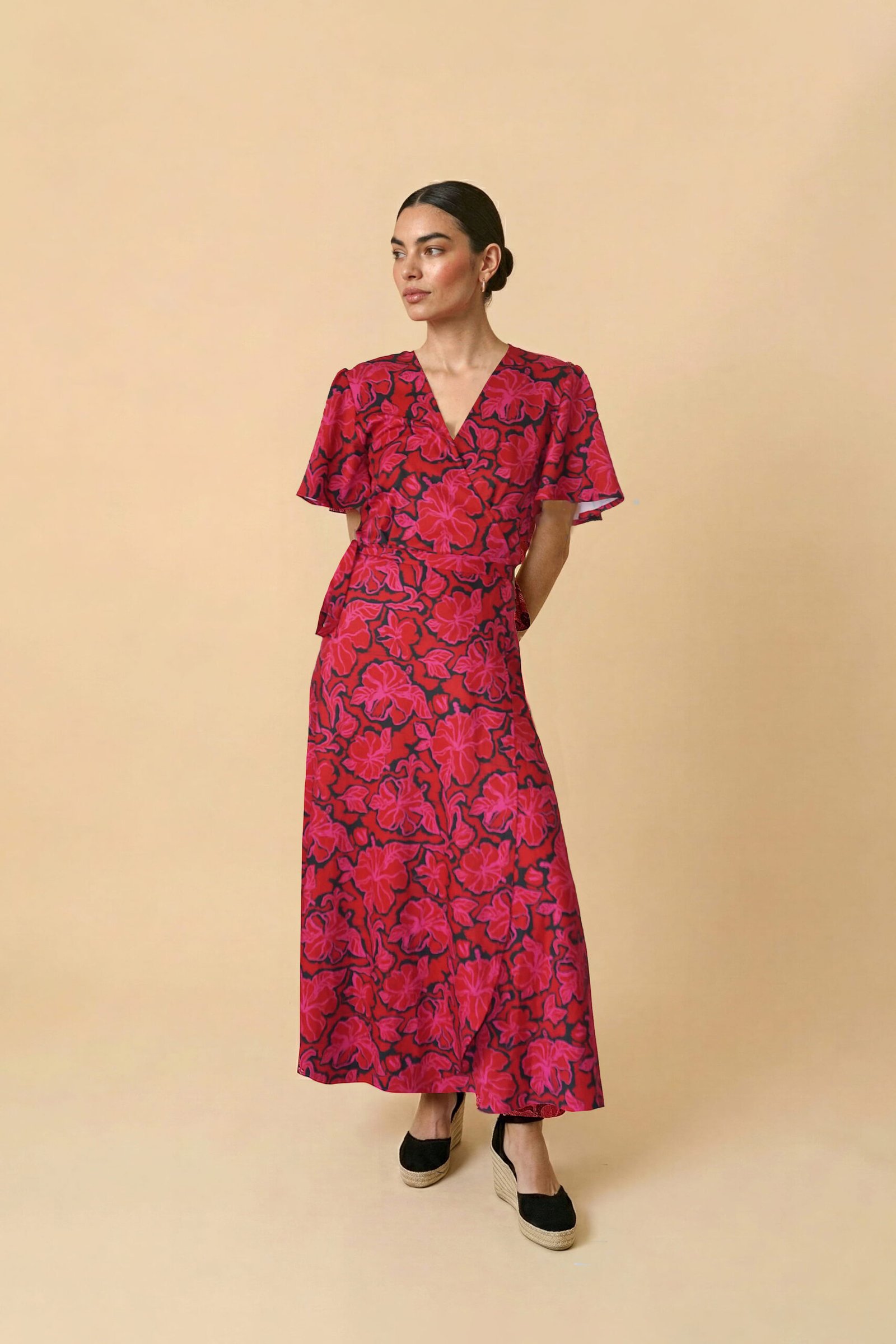Amelie wrap dress