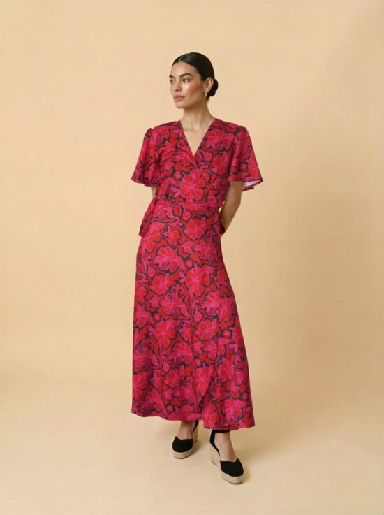 Amelie wrap dress