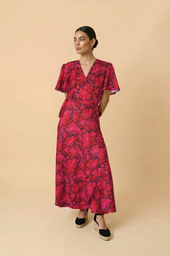 Amelie wrap dress
