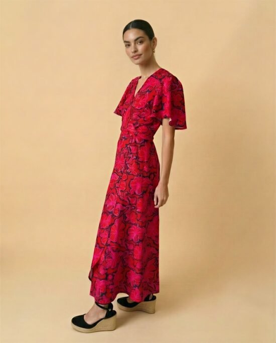 Amelie wrap dress